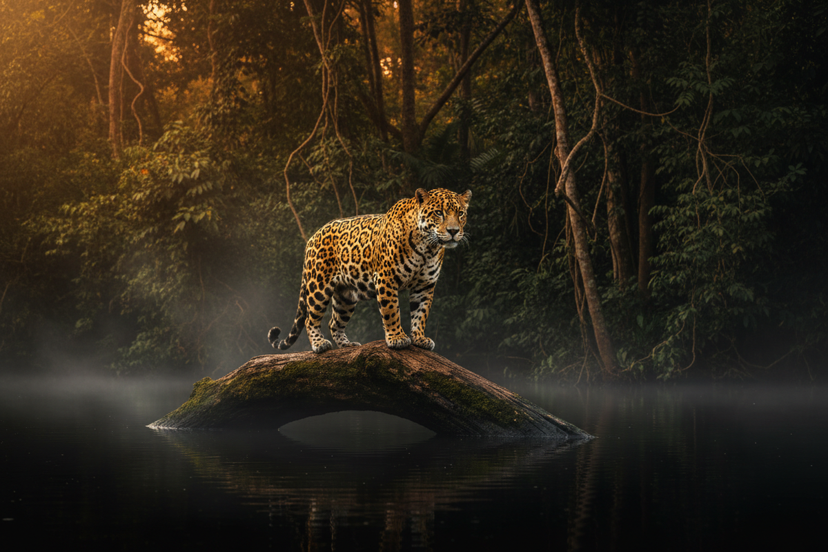 De jaguar en de kracht van het Amazone-ecosysteem