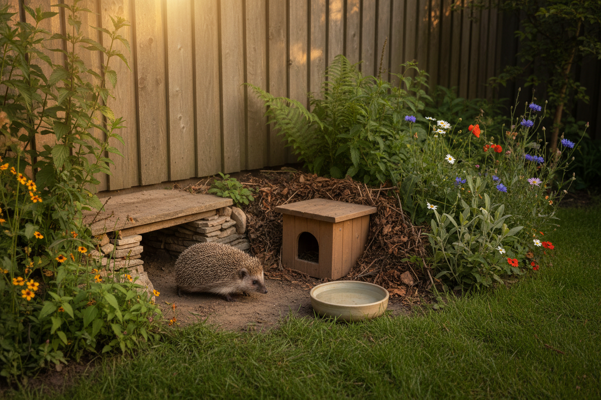 🦔 Een egelvriendelijke tuin maken