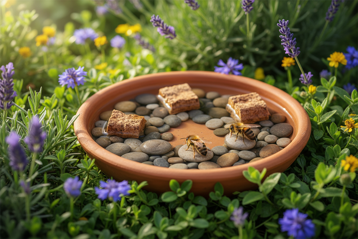 🐝 Zelf een veilige drinkplek voor insecten maken