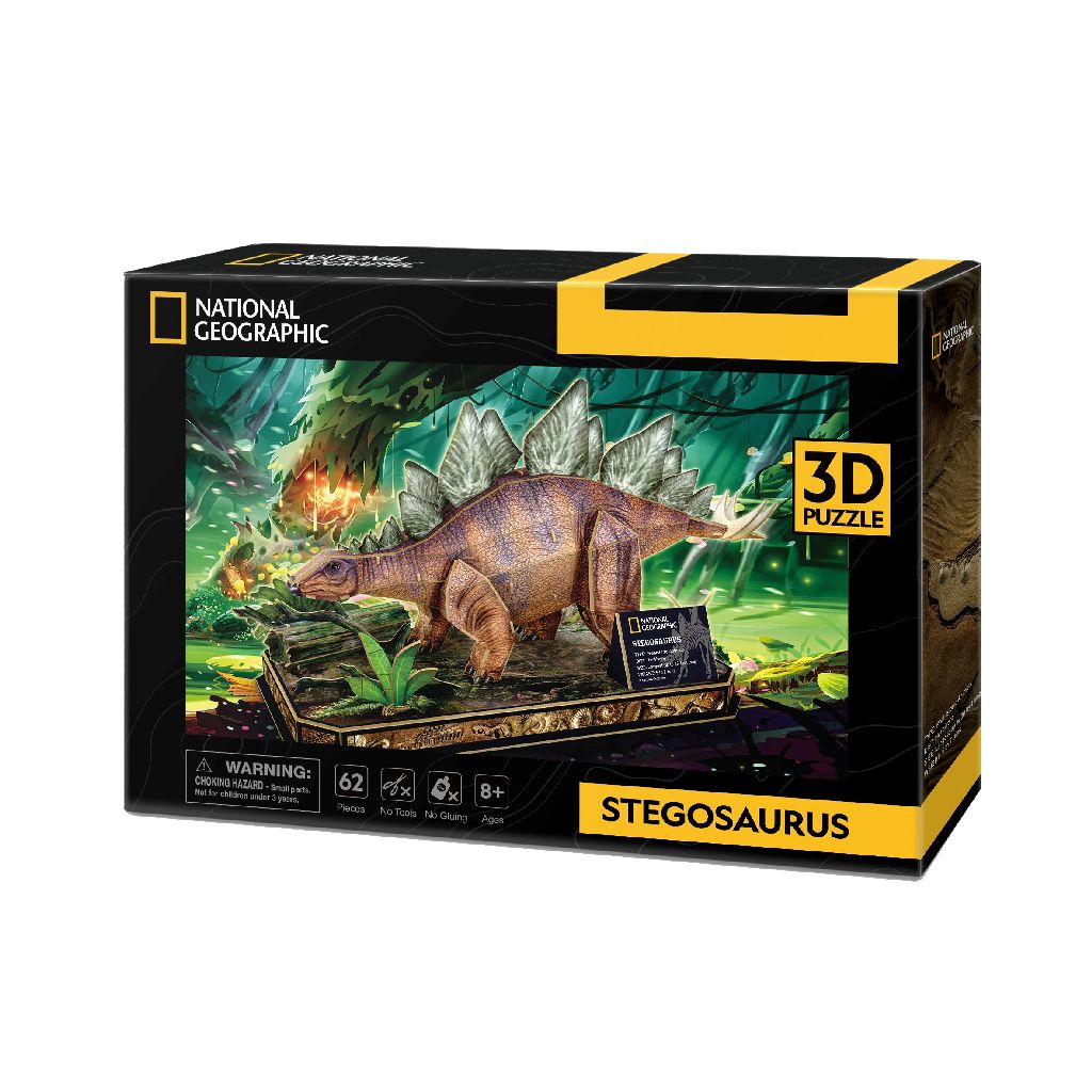Cubic Fun 3D Puzzel NG Stegosaurus – Wildlife Explorer