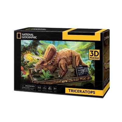 3D puzzel Triceratops dinosaurus doos