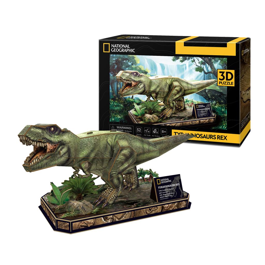 Cubic Fun 3D Puzzel NG Tyrannosaurus Rex – Wildlife Explorer
