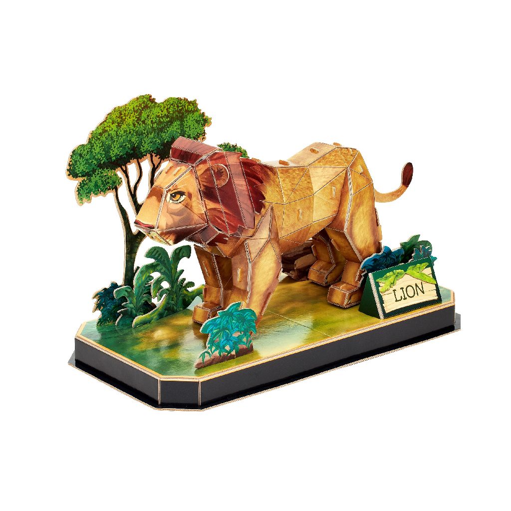 Cubic Fun 3D Puzzel Leeuw – Wildlife Explorer