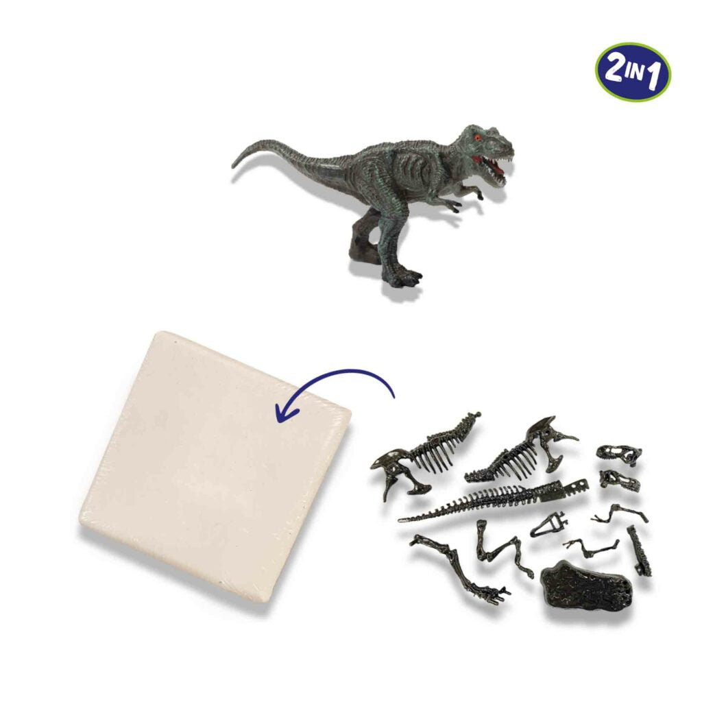 SES Dino en skelet opgraven 2 in 1 – T-rex