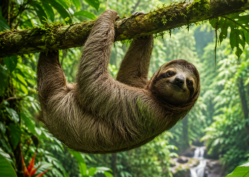 Drievingerige Luiaard – Wildlife Explorer Verzamelobject