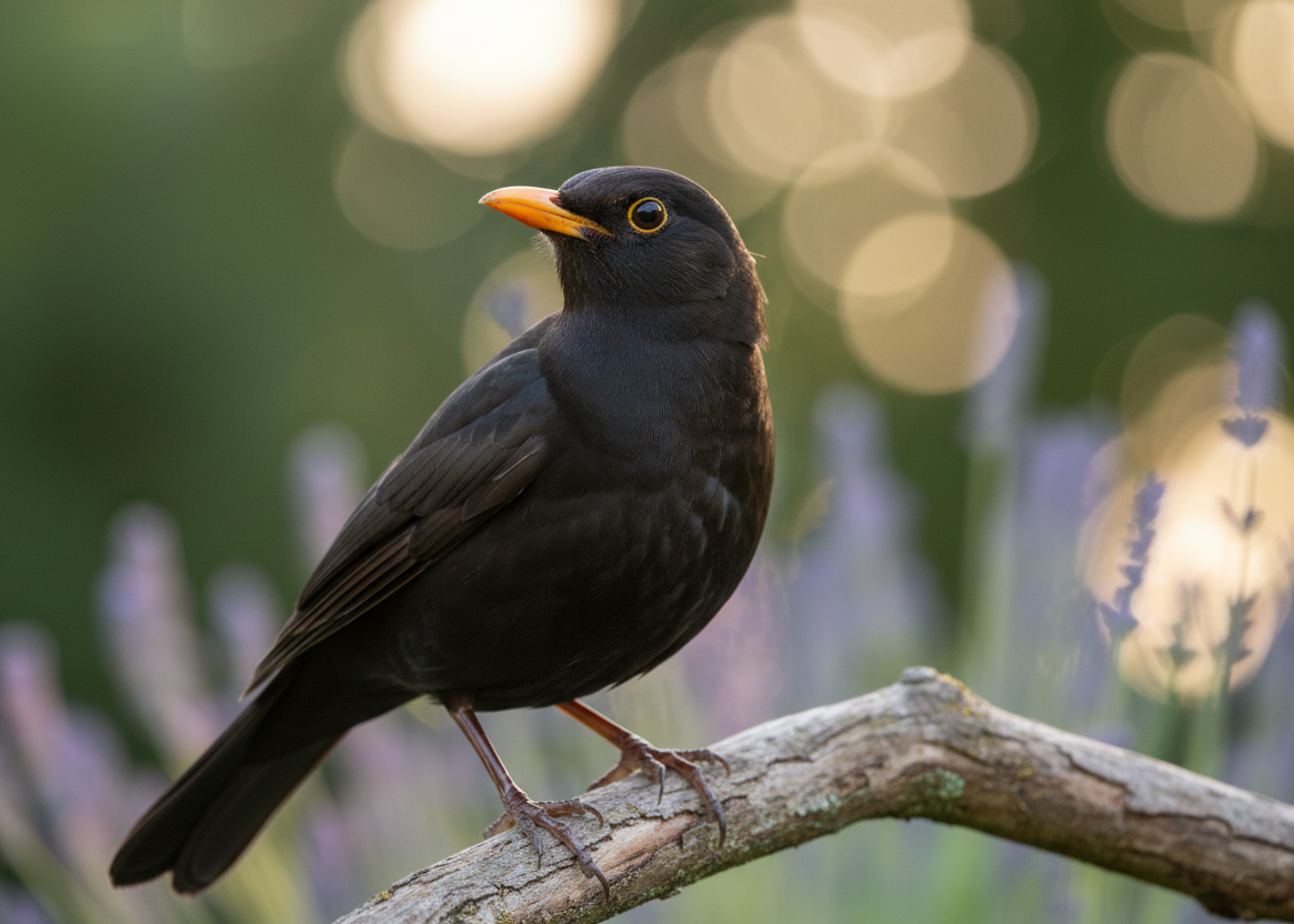 Eurasian Blackbird magnet