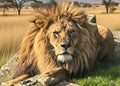 Leeuw magneet – Afrikaanse Wildlife