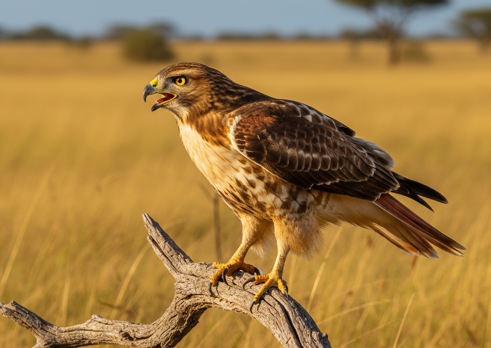 Roodstaartbuizerd – Wildlife Explorer Collectible