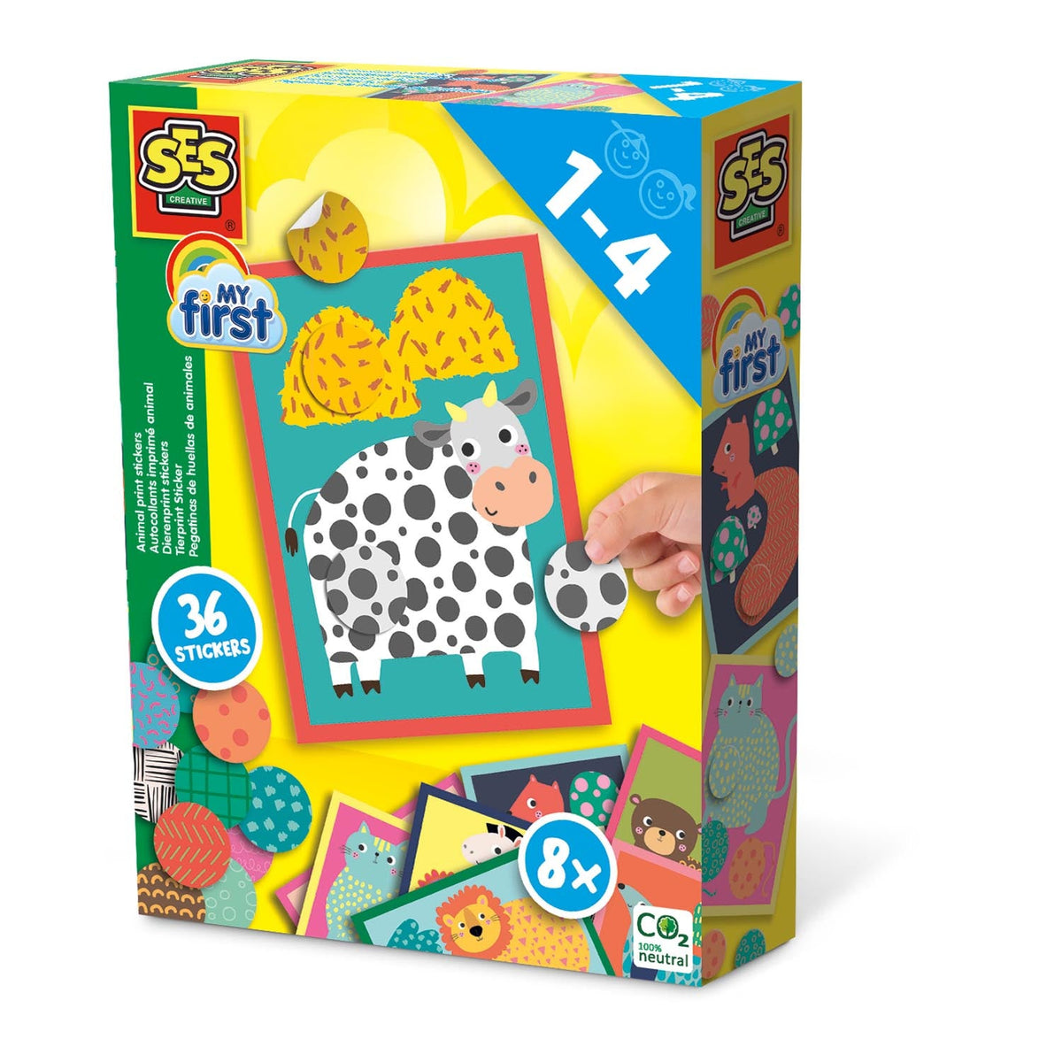 SES My first – Dierenprint stickers