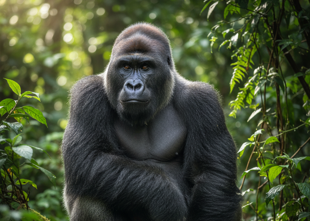 Zilverrug gorilla – Wildlife Explorer