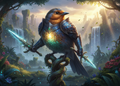 The Robin Hero - Fantasy Wildlife Magnet