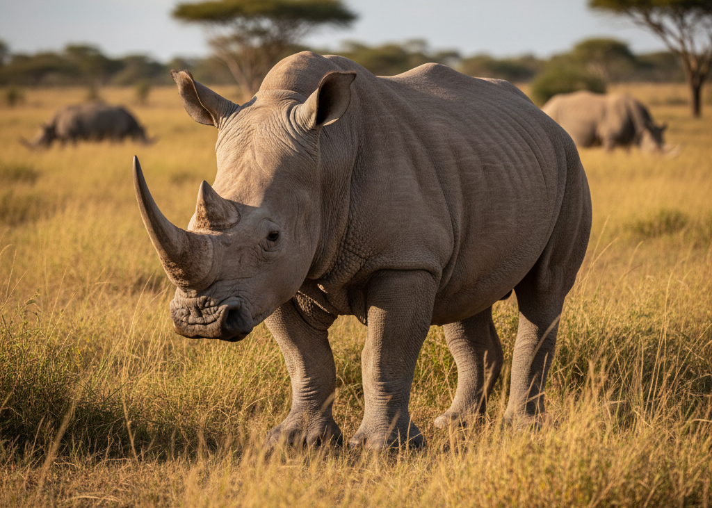 Witte neushoorn – Wildlife Explorer Collectible